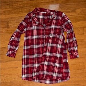 Red Plaid Nightgown